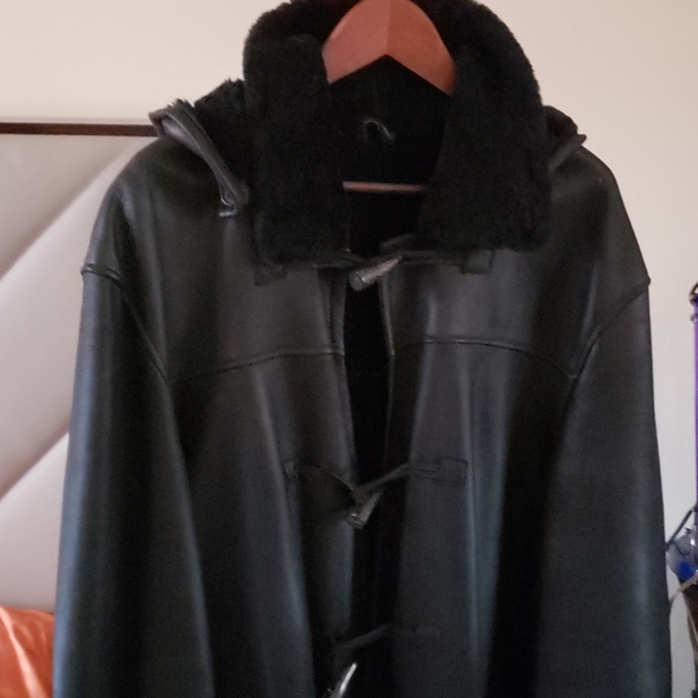 Man's shearling coat
